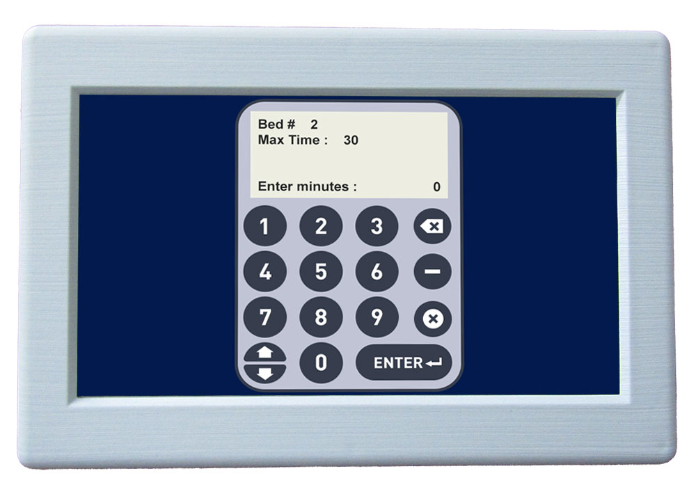 T-Max® Manager Touch virtual keypad